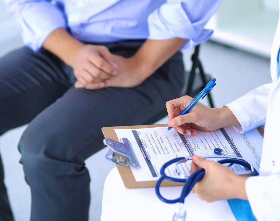 Dokter prescribe Behandlung fir prostatitis