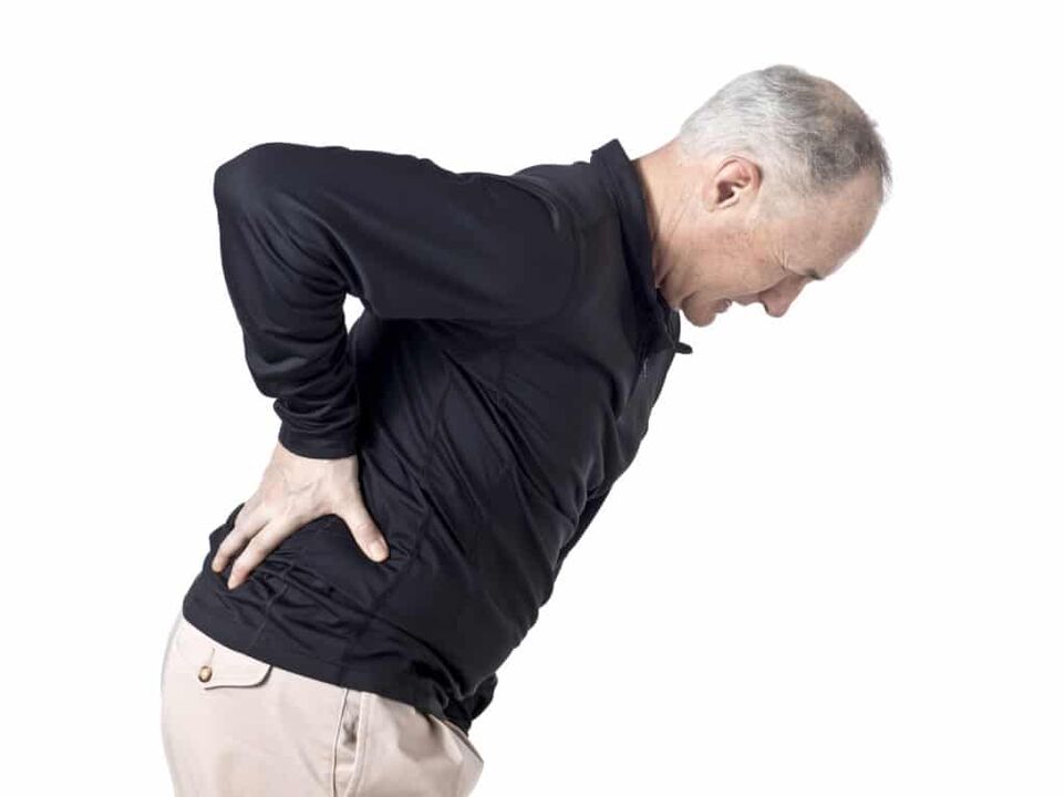 Schmerz am ënneschte Réck wéinst Prostatitis